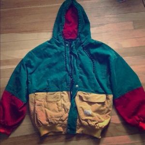 🌞🔥Vintage corduroy jacket. Tricolor GUC